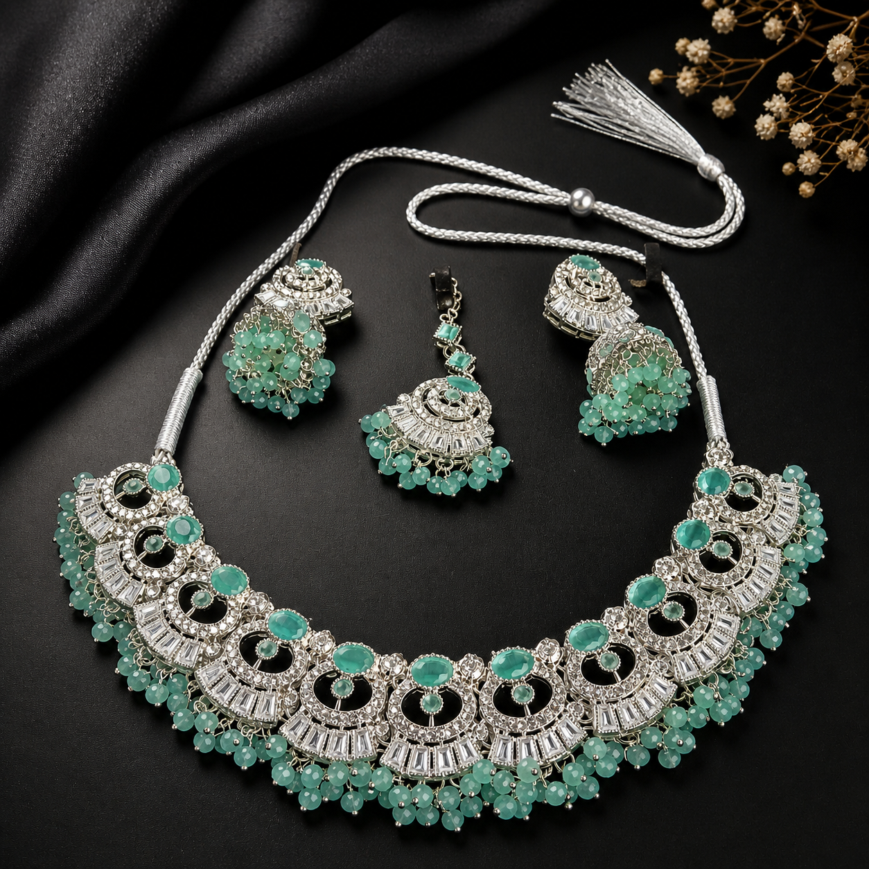 Luxury Crystal Necklace Set (2 Colors Available) S00001